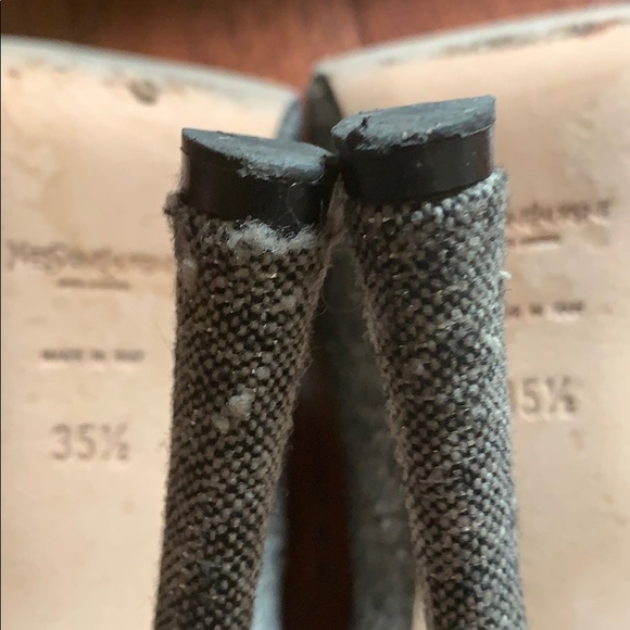 YSL sparkle tweed pumps - size 5.5 - Picture 5 of 6